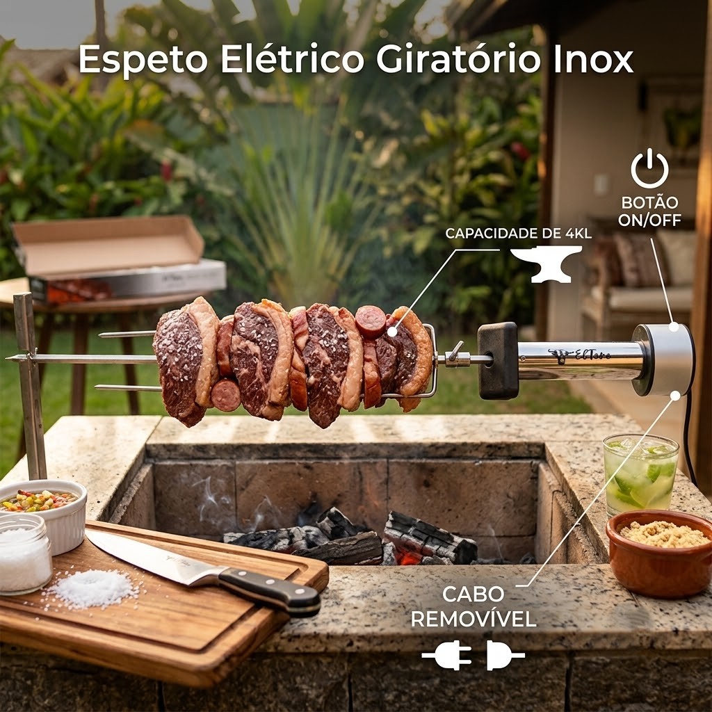 Espeto Automático a Tomada